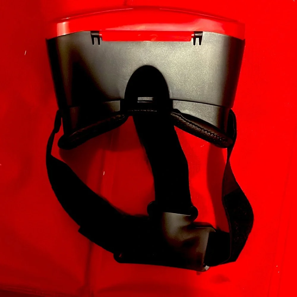 Red Vr set used with phone and app (not an oculus)